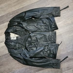 NWT womens Harley Davidson leather jacket size XL